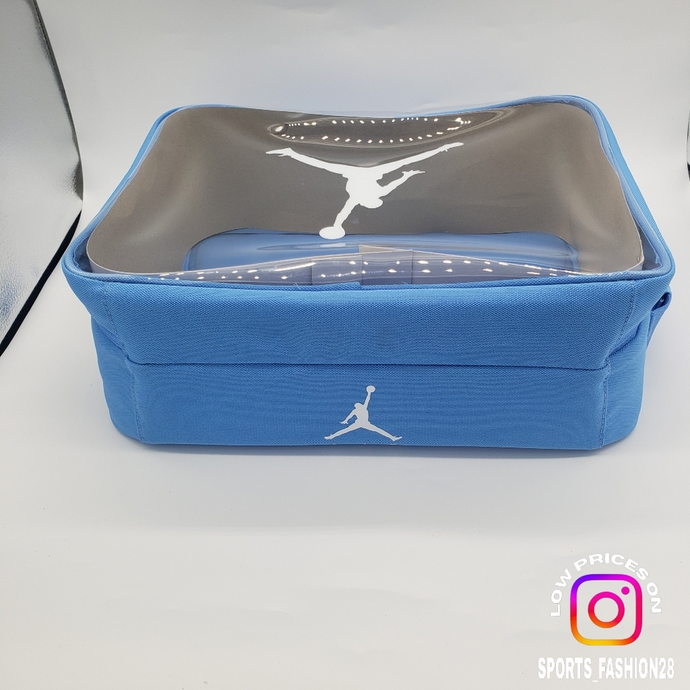 Nike Air Jordan Shoe Bag Box University North Carolina Blue 9A0776 B9F NWT Unc - Picture 4 of 6